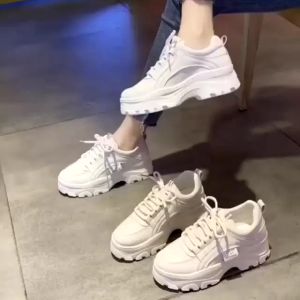 [TEBUS MURAH] Sepatu Sneakers Wanita Fashion Platform Tinggi Kasual S15 Terlaris