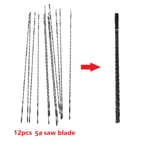 12Pcs/lot Diamond Wire Saw Blade Cutter Jewelry Metal Cutting Jig Blades Woodworking Hand Craft Tools Scroll Spiral Teeth