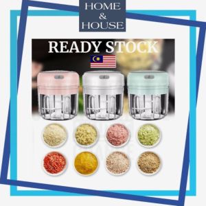 USB Rechargeable Electric Garlic Masher Auto Garlic Crusher Chopper Portable Mini Nut Meat Fruit Food Grinder Pencincang Penggling Pengisar