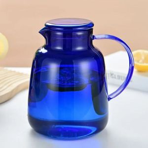 Bộ Bình Nước & Cốc Gia Đình Dung Lượng Lớn Từ Kính Borosilicate Cao Cấp