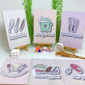 HIASAN DINDING DAPUR KITCHEN LUCU (20X30CM) WALL DECOR PAJANGAN DINDING POSTER KAYU DAPUR KITCHEN