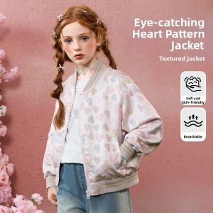 Ask Junior | New 2026 Heart Print Child Jacket