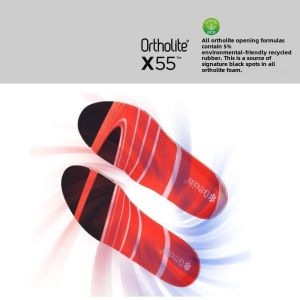 Ortholite 0912 Shoe Inserts X55 Breathable High Elastic Marathon Badminton Shoe Insoles Anti-Odor Comfortable Footwear Accessories