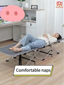 Ditto Folding Bed With Foam portable bed heavy duty Foldable Portable No Need Assembly Lunch Bed With Mat