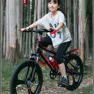 Childrens Mountain Bike 18-26 Inches Outdoor Sports Unicycle Shock Absorption Disc Brake Suitable for 6 to 15 Years Old