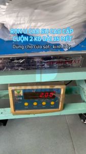 (Cuộn 2kg TRẮNG) Ron cao su cao cấp chữ U dùng cho cửa sắt kính 5 ly màu trắng (Ron sắt Ron 5ly Ron cao su không mùi)
