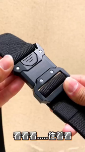 sabuk kanvas military Import maghnet ikat pinggang berkualitas kuat pria tactical