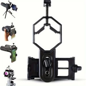 Eisgroub Telescope Camera Mount - Durable Outdoor Accessory for Precise Distance Observation Universal Phone Adapter Holder