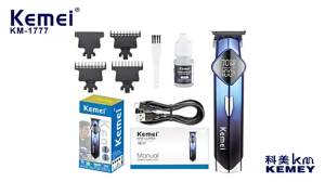 Kemei | Máy Cắt Tóc Điện Kemei KM-1777 Có Màn Hình LCD Máy Tỉa Đa Năng Lưỡi Dao Bằng Thép Không Gỉ Dùng Cho Râu Và Tóc - 3-4 Đầu Cắt