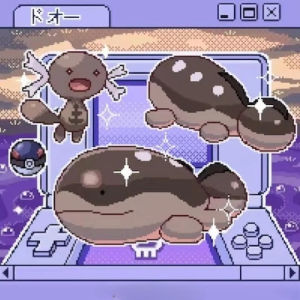 Bandai | DIY Pixel Pokemon Diamond Painting Retro Handheld Game Art For Living Room Wall Decoration Exquisite Gift