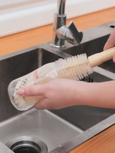 Long Handle Cup Water Bottle Brush Berus Botol Air 水瓶刷 Cleaning Brush Berus Cawan Dapur 厨房杯刷