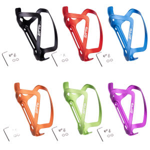 [joyonline]Cycling Water Cup Mount Aluminum Alloy Riding Drink Kettle Rack Lightweight Water Bottle Bracket for Mountain Road Bike