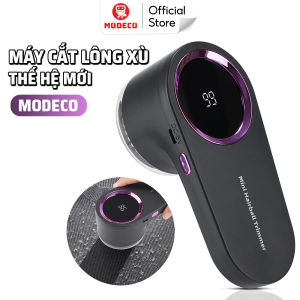 Máy Cắt Lông Xù Quần Áo Modeco - Mẫu Mới 2024 Nâng Cấp Dao Cắt 6 Lưỡi Cắt Nhanh Và Sạch Hơn - Tặng Kèm Lưỡi Dao