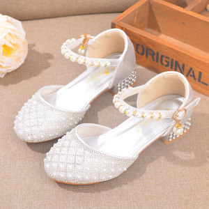 Korean Style Crystal Princess Shoes for Girls