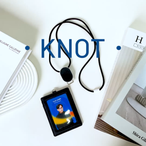 Wallts Knot Tali ID Card Gantungan Lanyard Name Tag Yoyo Mudah Ditarik