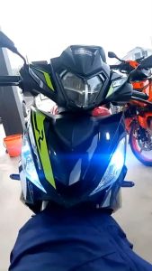 HONDA RS150 V1 T10 Head Bulb RGB LED Remote Control Multi Color COB Chip Tukar Lampu Mentol Kelip Motor Honda RS150 V1