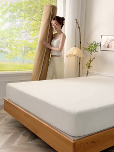 WEHOME เสื่อหวาย topper 3ฟุต/3.5ฟุต/5ฟุต/6ฟุต สามารถใช้ได้ทั้งสองด้าน เหมาะกับฤดูร้อน ฤดูหนาว สามารถม้วนขึ้น