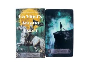 Da Vinci’s Arcana Tarot Deck - 10.3*6cm 78 Pcs Mystical Art Tarot Cards for Intuitive Readings Playing Cards