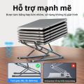 CMASO N8 Có Thể Điều Chỉnh Đế Laptop Nhôm Có Thể Gập Lại Giá Đỡ Cho Máy Tính Bảng Macbook Notebook Bàn Làm Mát Miếng Lót. 