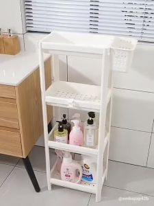 COD 234layer Bathroom Kitchen Sari-sari Organizer Rack Trolley Shelves Storage Rack for Efficient Item Organization and Storage Solutions