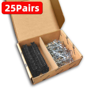 PINMOAP 1/25 Pairs Bicycle Disc Brake Pads MTB Bike Brake Pad Replacement Durable Quiet Stopping Pads Fit Mountain Road Cycling