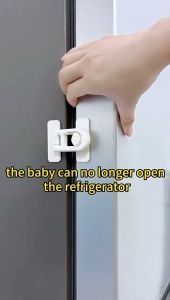 Refrigerator Lock & Baby Safety Lock 3M Adhesive Cabinet Drawer Lock for Kitchen Oven