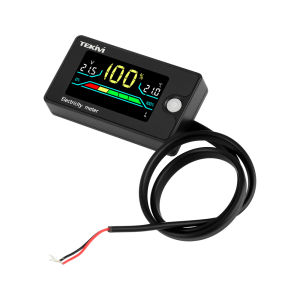 DC 8-100V LCD Digital Voltage Electricity Indicator Universal For Ternary/Lithium Iron/Acid Battery With Temperature Display