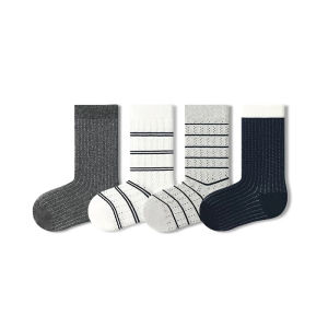 Summer Thin Breathable Kids Mid-Calf Socks