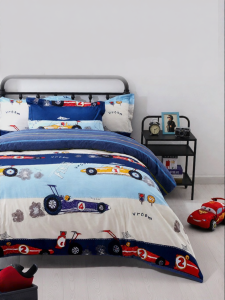 M·J BABY | Bộ Đồ Chăn Ga Gối Bốn Mảnh Cho Bé Trai