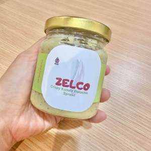 Zelco - Selai Pistachio Crispy Kunafa -  Botol Gelas