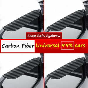 2 PCS Car Rearview Mirror Rain Eyebrow for Toyota Camry Corolla Vios Hilux Innova Avanza Yaris Rain-proof Scratch-proof Rear View Mirror Cover Accessories