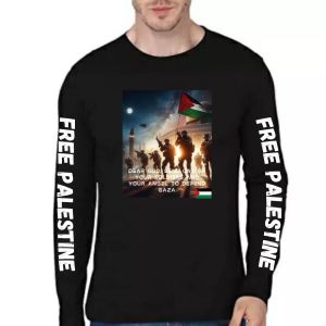 KAOS FREE PALESTINA KAOS SAVE PALESTINA SAVE AL AQSA SAVE JAKUR GAZA PAKAIAN PRIA