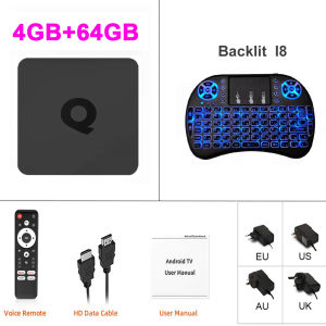 Android 16 Smart TV Box Q1 Allwinner H313 8GB 256GB Google Netflix YouTube Media Player Dual Wifi BT5.4 Voice Remote Set Top Box