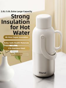 GIANXI | Large Capacity Thermal Bottle with Classic Glass Lining