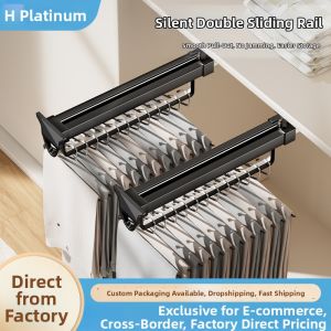GUANGMANZHI | Sliding Telescopic Closet Pant Hanger
