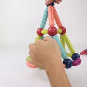 Vocoal Magnetic Blocks Toy for kids Magnetic Stick Building Blocks Big Size Set Educational Toys