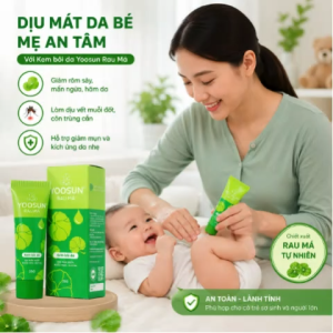Kem Yoosun Rau Má 25g - Dưỡng Ẩm Da Làm Dịu Da Hỗ Trợ Mờ Thâm Mụn Dùng Cho Cả Gia Đình