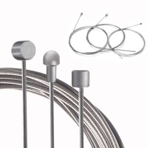 2Pcs Bicycle Brakes Line Road Mountain Bike Brake Cable Universal Bicycle Shift Cable Durable Road MTB Brake Shift Wire