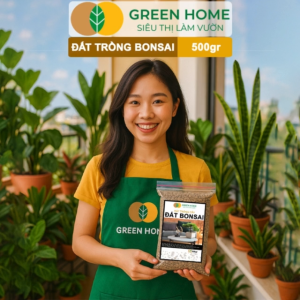 Mua 5 tặng 1 - Đất Trồng Cây Bonsai Greenhome Bao 500GR Promix Trộn Sẵn Tiện Dụng Giữ Ẩm Tốt Thoáng Khí Rễ Tốt