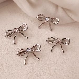 🔥IVY Summer Sweet Cool Bangs Clip Liquid Metal Bow Hair Clip High-end Duckbill Clip