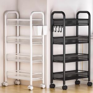 ชั้นวางตะแกรง, ชั้นวางเหล็ก 3/4/5ชั้น ด้วย BM ที่เก็บของ วางของในครัว เป็นชั้นวางเข้ามุม พร้อมล้อเลื่อน โครงเหล็ก ชำนาญชั้นถอดได้ สร้างสรรค์จาก BM นอกเป็นชั้นวางตะแกรงมีล้อ