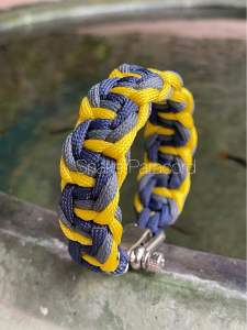 กำไลข้อมือ Paracordเชือกข้อมือตัวล็อกปรับได้ 3 ระดับ