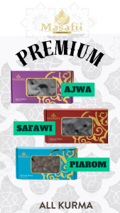 [1Free1] Masafii BOX Premium Kurma AJWA SAFAWI 200g 100g PROMO Price