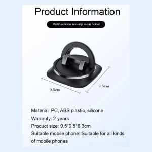 Car Cell Phone Holder AntiShaking Rotating Navigation Mount Car Dashboard Cell Phone Holder
