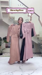 BISA COD - BEST SELLER CIYLAA DRESS BAHAN SHIMMER SILK FUL FURING BUSUI SIZE M L XL XXL GAMIS WANITA TERBARU KONDANGAN DRES PESTA BRIDESMAID LEBARAN