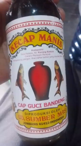 Kecap Manis Cap Bandeng dan Guci 300 ml