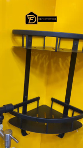 Rak Sabun Kamar Mandi Daisso Double Tiang Sus 304 Anti Karat - CHROME single sudut