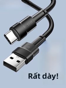 Toocki | Dây cáp dữ liệu sạc nhanh Toocki Type-C Dây sạc USB-C dệt dài cho iPad Tablet Car Charger Flash Charge Phụ kiện điện thoại di động