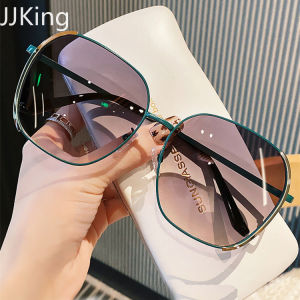 Jjking Cá Tính Đẹp Kính râm bãi biển Cho Phụ Nữ bảo vệ khỏi tia UV Lớn Khung mặt tròn bảo vệ khỏi ánh mặt trời Mùa Hè Màu Cho Phụ Nữ Cắm Trại Kỳ Nghỉ