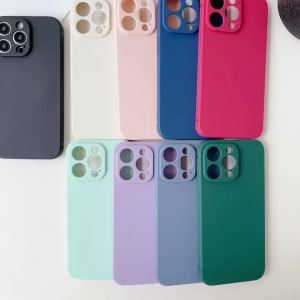 Rope Lanyard Strap Soft Liquid Silicone Phone Case for Honor 600 400 Pro 200 Lite 300 100 90 80 70 60 50 Solid Color Matte Cover